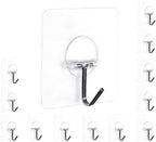 Easenest Adhesive Wall Hooks Bathroom Kitchen 12 Packs Heavy Duty Nail Free by Unknown