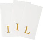 Luxenap 15.8 X 7.9 Inch Linen-Feel Guest Towels, 50 Lettered Hand Towels - Image 11