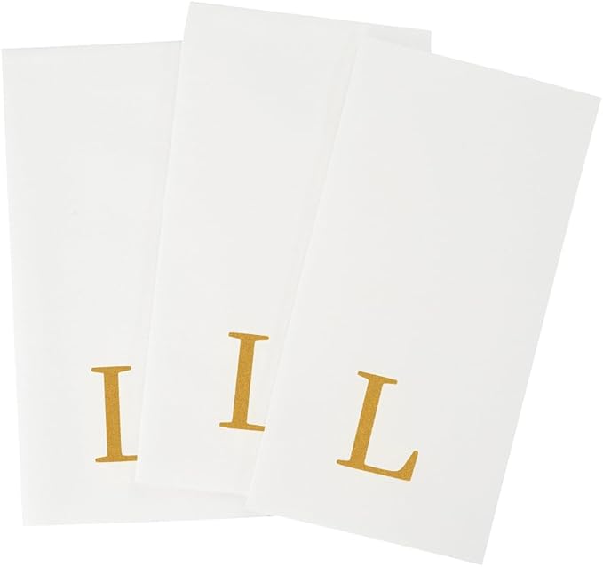 Luxenap 15.8 X 7.9 Inch Linen-Feel Guest Towels, 2000 Lettered Hand Towels - Image 11