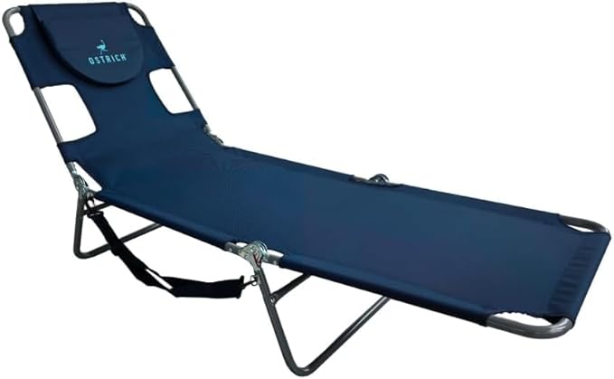 Ostrich Chair Chaise Lounge, Navy by OstrichProducts