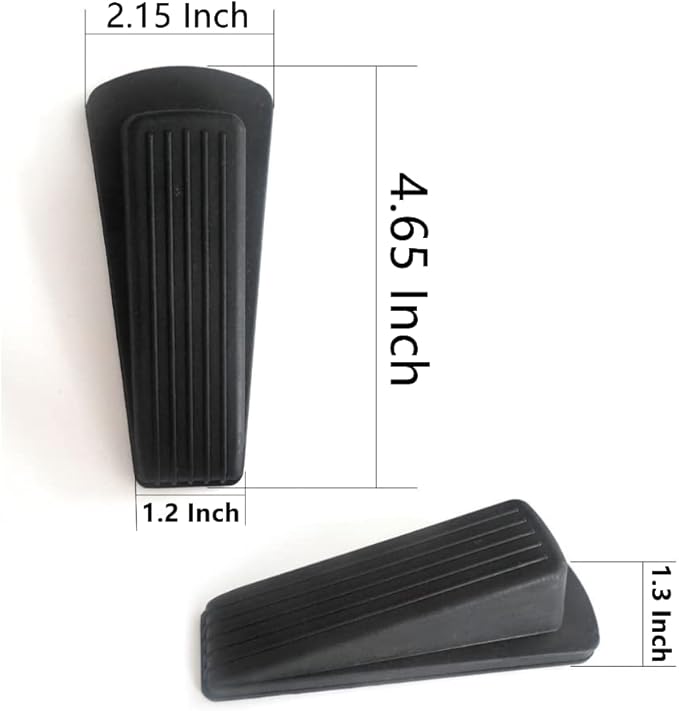 Door Stop, Door Stopper, Door Wedge, 6 Pack Rubber Door Stopper, Rubber Door - Image 2