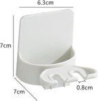 2 PCS Self-Adhesive Toothbrush Holders Wall Mounted, Water Proof Toothbrush Hook - Image 2
