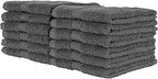 100% Cotton Washcloth Set – Soft, Absorbent Face Towels by QUBA+LINEN