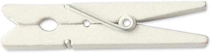 LWR CRAFTS Wooden Small Clothespins 1-7/8" 4.8cm 50 Pieces Per Pack by LWR+CRAFTS