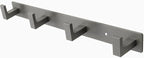 Coat Rack, Heavy Duty Stainless Steel 4 Tri Coat Hook Hanger, Wall Mounted by Vanloory