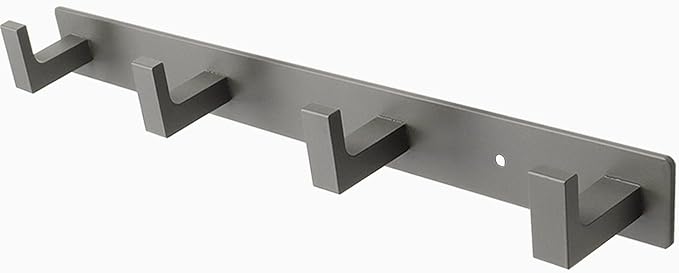 Coat Rack, Heavy Duty Stainless Steel 4 Tri Coat Hook Hanger, Wall Mounted by Vanloory