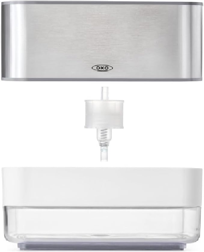 OXO Good Grips Stainless Steel Soap Dispensing Sponge Holder - Image 2