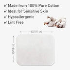 Baby Cotton Pads for Diaper Change by Destalya | 360 Count | Soft Large | - Image 6