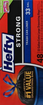 Hefty Strong Extra Large Trash Bags, 33 Gallon - Image 12