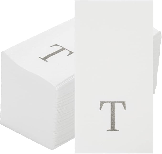 Luxenap 15.8 X 7.9 Inch Linen-Feel Guest Towels, 2000 Lettered Hand Towels - Image 2