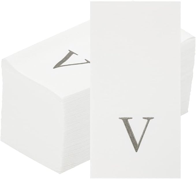 Luxenap 15.8 X 7.9 Inch Linen-Feel Guest Towels, 2000 Lettered Hand Towels - Image 2