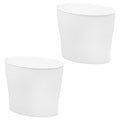 iDesign Small Oval Trash Can by iDesign