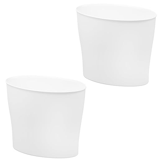 iDesign Small Oval Trash Can by iDesign
