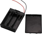 6 Pieces 3 Slots x 1.5V AA Battery Case Holder Battery Spring Clip Storage Box by Onwon