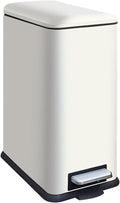 8 Gallon Trash Can with Lid, Stainless Steel Kitchen Trash Can with Removal by JM%C2%B7YIPENG
