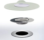 2PCS Bathtub Stopper Hair Catcher Kit, Bathtub Drain Strainer, Tub Stopper Plug by Seatery