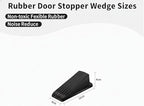Heavy Duty Door Stop for Bottom of Door, Non-Slip Security Door Stopper for - Image 3