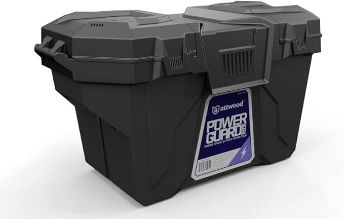 attwood 9070-7 PowerGuard Pro – Marine Grade Weather Resistant Battery Box by Attwood