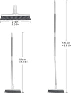 Affogato Floor Scrub Brush Bathroom Long Handle Bathtub Push Broom Shower Tile - Image 6