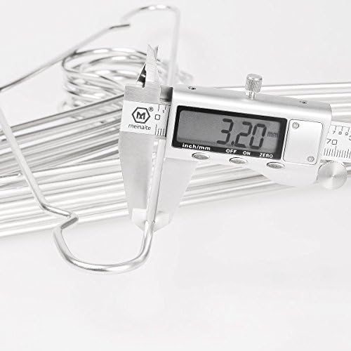 TIMMY Wire Hangers 40 Pack Stainless Steel Strong Metal Coat Hanger Clothes - Image 3