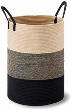 VIPOSCO Large Laundry Hamper, Tall Woven Rope Storage Basket - Image 10