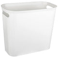 rejomiik Small Trash Can, 3.5 Gallon Garbage Can Slim Waste Basket Plastic by rejomiik