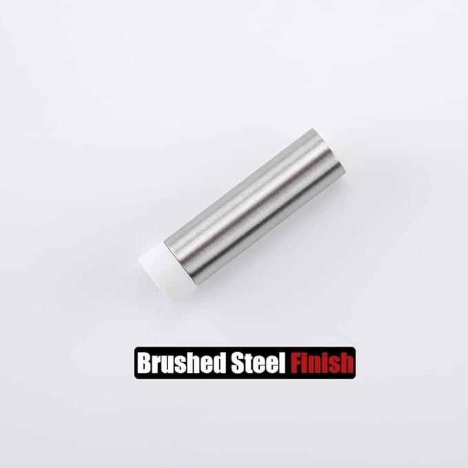 JQK Door Stopper, 2-7/8 Inch 304 Stainless Steel Sound Dampening Door Stop - Image 4
