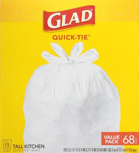 Glad Tall Kitchen Trash Bags 13 Gallon, Unscented Garbage Bags - Image 3