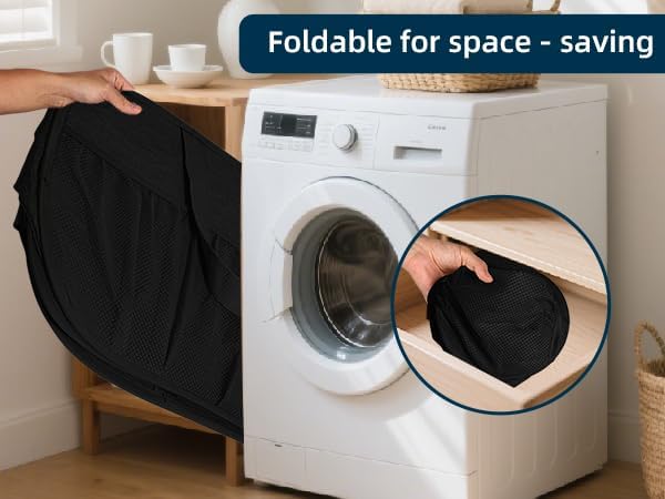Collapsible Laundry Baskets, Tear Proof Pop Up Laundry Hamper - Image 5