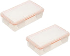 Heyiarbeit 2 x 18650 Battery Storage Case Holder Organizer Box Transparent 2Pcs by Heyiarbeit