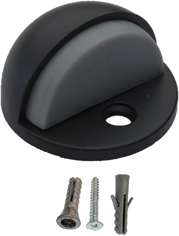 QCAA Low Dome Floor Door Stop, H 25.4 x Diameter 44.5mm, Zinc Die Cast by QCAAHardware