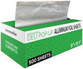 500 Count Pre-Cut Deli Aluminum Wraps – 9” Pop-Up by StockYourHome