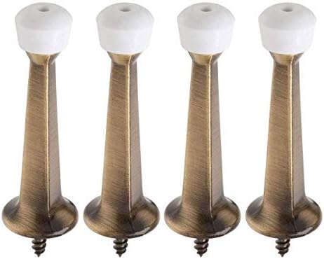 Liberty Premium Door Stop Metal Solid Rigid Door Stopper Brushed 3" - Image 3