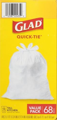 Glad Tall Kitchen Trash Bags 13 Gallon, Unscented Garbage Bags - Image 10