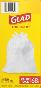 Glad Tall Kitchen Trash Bags 13 Gallon, Unscented Garbage Bags - Image 10