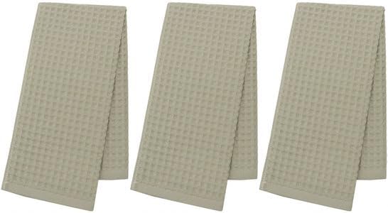 Mia's Dream Premium Cotton Waffle Bathroom Towel Set, 3 Pack Quick Drying - Image 2
