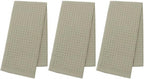 Mia's Dream Premium Cotton Waffle Bathroom Towel Set, 3 Pack Quick Drying - Image 2
