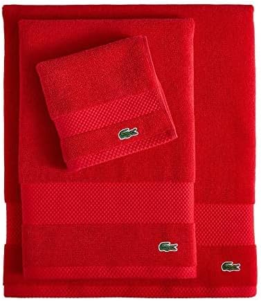 Lacoste Heritage 100% Supima Cotton Hand Towel, Formula One, Premium Super Soft - Image 3
