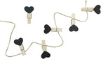 Black Heart Clothespins Mini Wooden Clothespins - Image 6