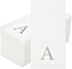 Luxenap 15.8 X 7.9 Inch Linen-Feel Guest Towels, 2000 Lettered Hand Towels - Image 2