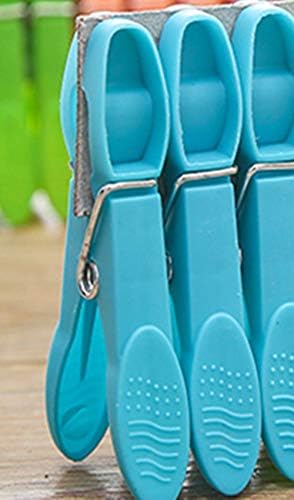 Strong Plastic Clothes Clips For Drying Heavy Duty Clothing Clamps Travel - Image 6