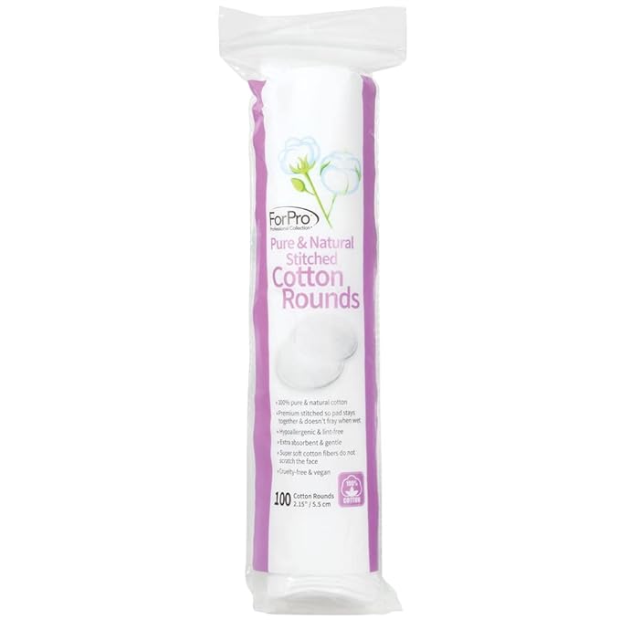 ForPro Pure & Natural Stitched Cotton Rounds - Image 3