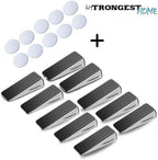 Strongest Home Heavy Duty Door Stopper Wedge | Non-Slip Rubber and Metal Door - Image 4