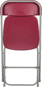 Flash Furniture Hercules™ Series Plastic Folding Chair - Red - 2 Pack 650LB Weight Capacity Comfortable Event Chair - Lightweight Folding Chair - Image 7