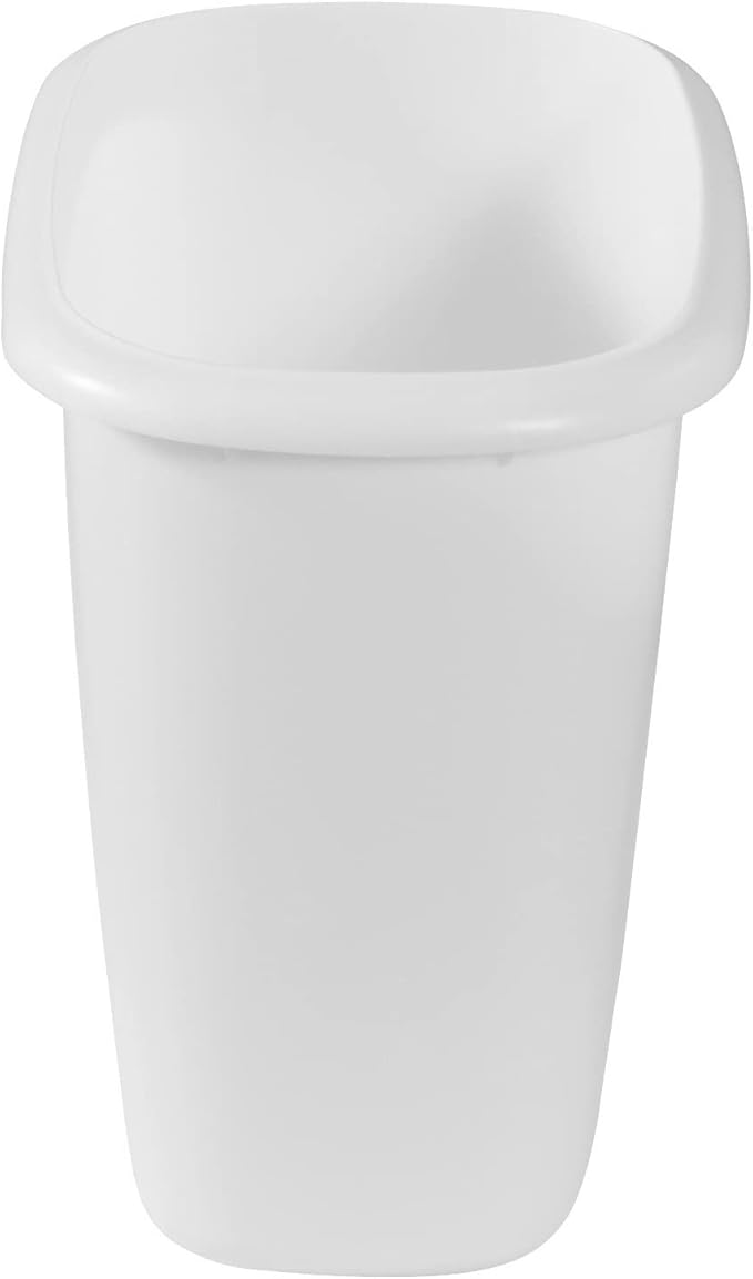 Rubbermaid Vanity Trash Can/Wastebasket 1.5-Gallons/6-Quarts White - Image 5