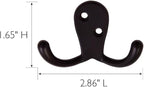 Design House 207787 Wall-Mounted Double Hook - Image 3