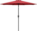 Simple Deluxe 9' Patio Umbrella Outdoor Table Market Yard Umbrella with Push Button Tilt/Crank by SimpleDeluxe