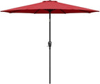 Simple Deluxe 9' Patio Umbrella Outdoor Table Market Yard Umbrella with Push Button Tilt/Crank by SimpleDeluxe
