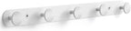 1 Pack Coat Rack Wall Mounted White Towel Hooks by JIASENBAO