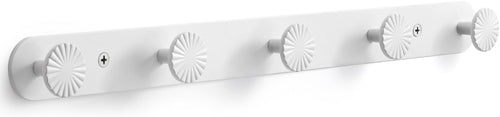 1 Pack Coat Rack Wall Mounted White Towel Hooks by JIASENBAO